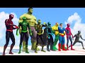 WHAT IF Team Spiderman PUNCH Hulk | Green Spiderman, Yellow Spiderman