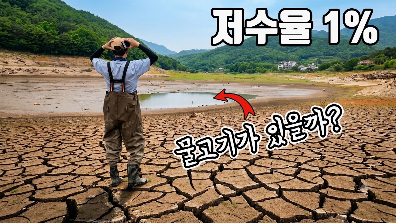 역사상 최악의 가뭄이라는 경남지역! 말라버린 하천과 저수지의 물고기는 어떻게 됐을까?