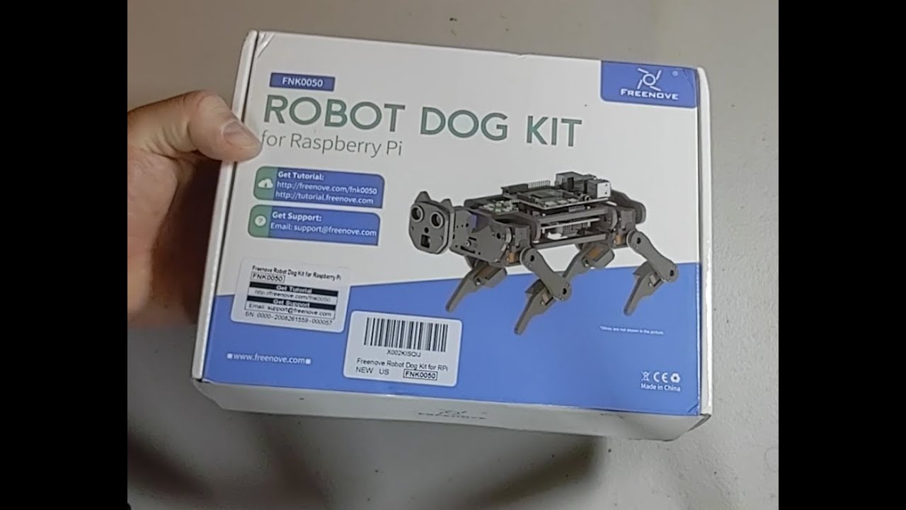 Freenove Robot Dog Kit for Raspberry Pi Unboxing YouTube