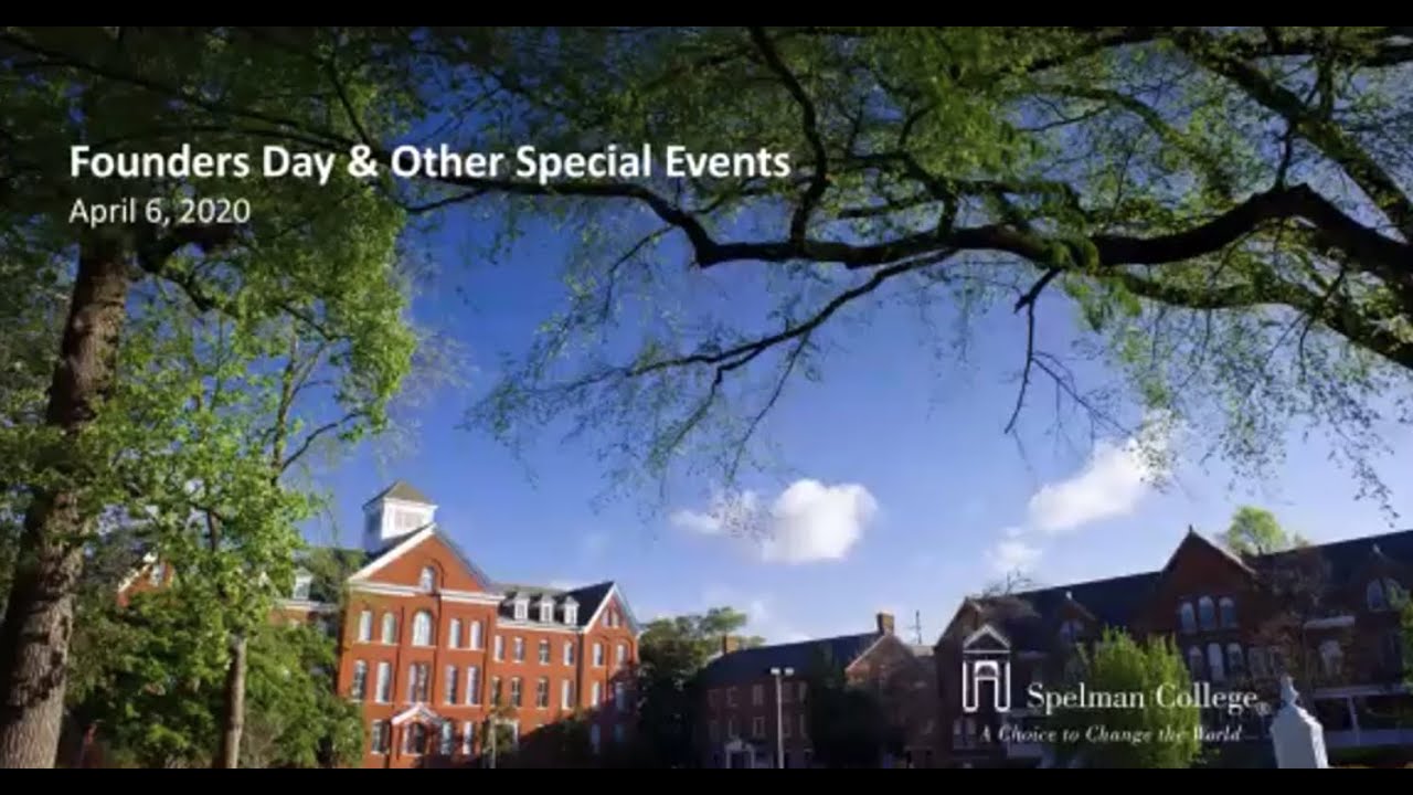 Spelman College Virtual Town Hall April 6, 2020 YouTube