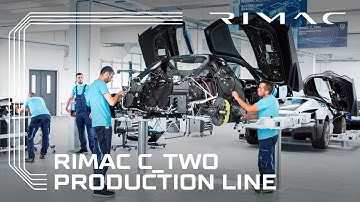 Rimac Nevera Prototype Production Line