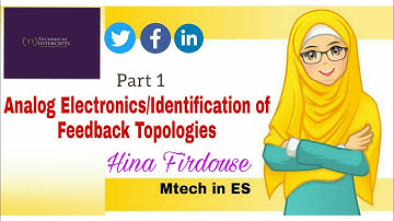 Analog Electronics/Identification of topologies of different negative feedback amplifier