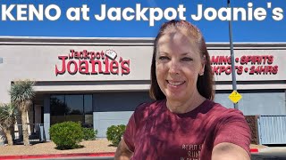 Playing $20 with $5 Freeplay on Keno at Jackpot Joanie's - Henderson, NV