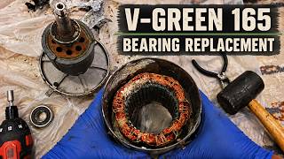 V-Green 165 Bearing Replacement & Full Teardown | ECM16SQU | ECM16CU