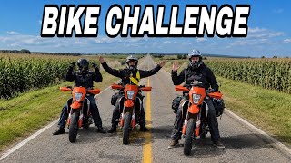 1 Dart, 1 Map & 3 Idiots on Bikes