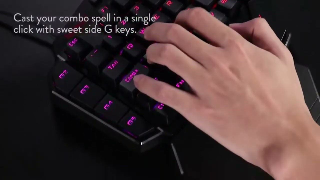 REDRAGON RGB片手用メカニカルキーパッド DITI K585RGBTI アイティプロ