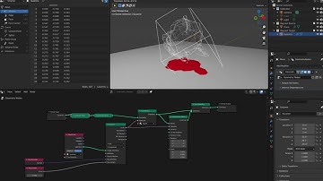 Blender 3.3 : Geometry Nodes : Two experiments with Raycast node