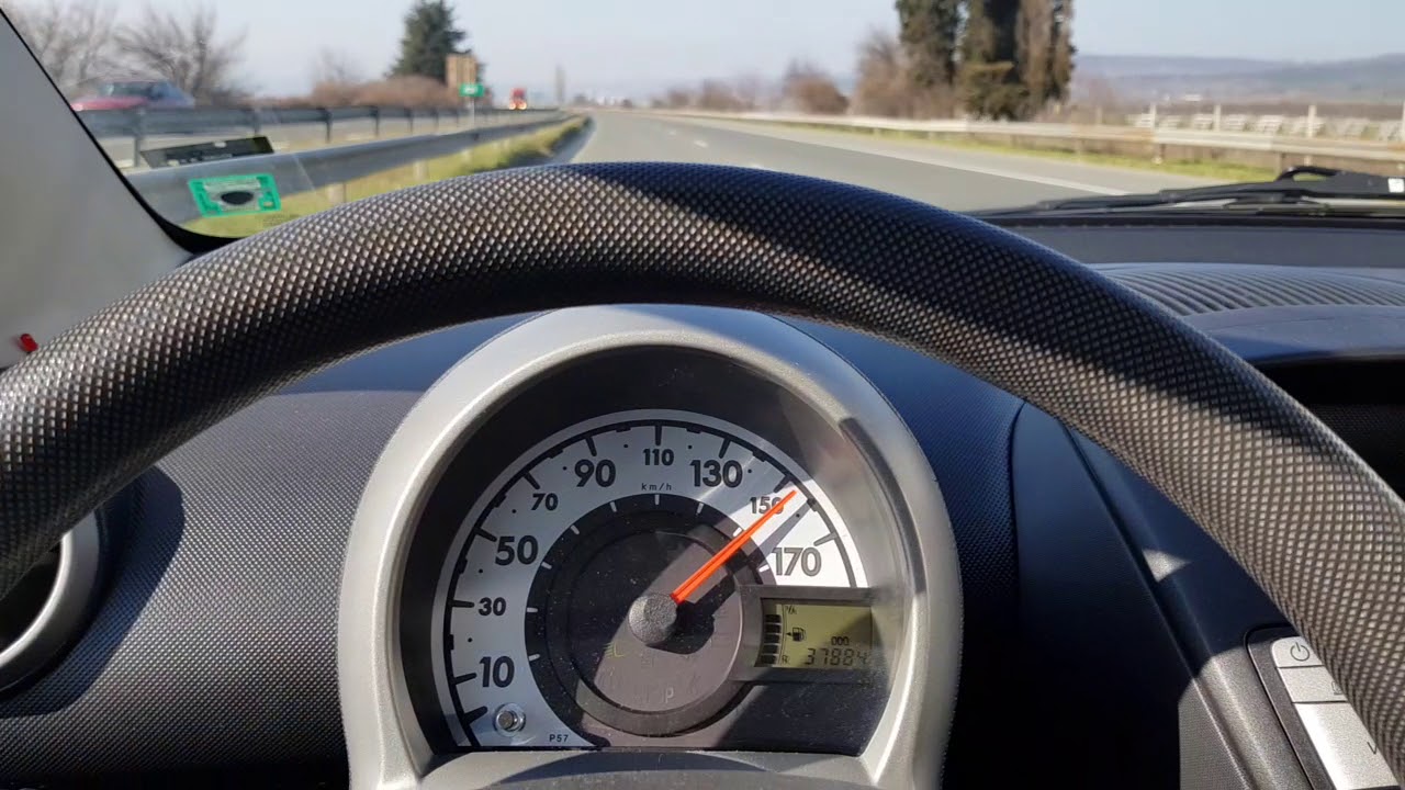 Toyota Aygo top speed YouTube