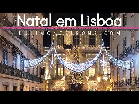 Luzes de Natal em Lisboa! ???? Christmas in Lisbon, Portugal!