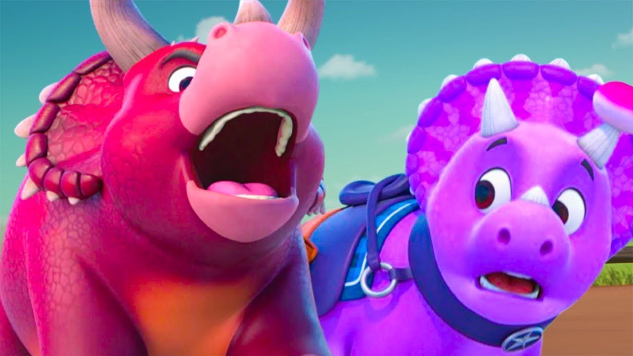 ¡Angus tiene hambre! | Dino Ranch Español - YouTube