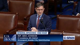Congressman Johnson leads a Special Order on the House Floor Net Worth