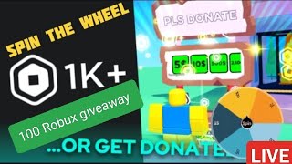 I donated 100 robux