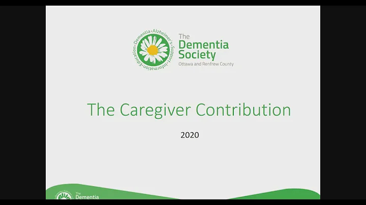 Dementia Basics October 2020 The Caregiving Experience part 6