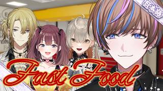 【FastFoodSimulator】May I take your Order? With Roha, Luca, and Klara【NIJISANJI EN | Seible】