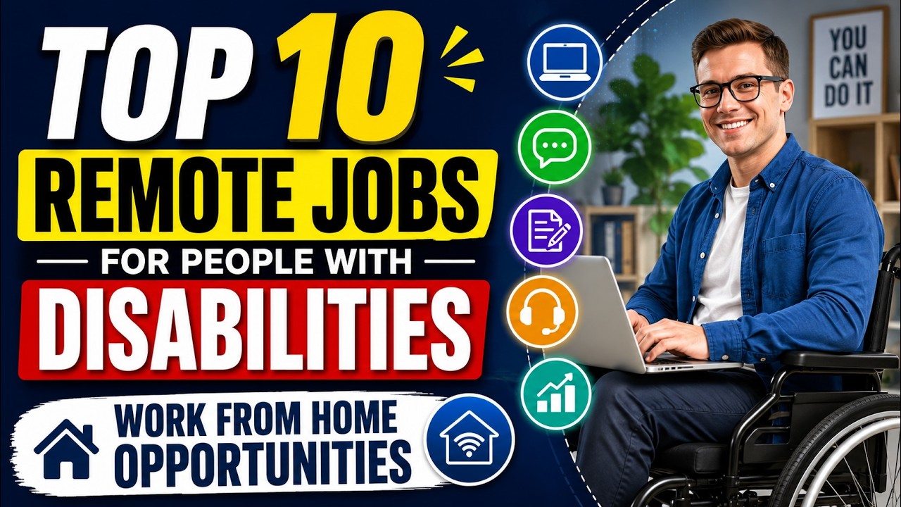 Remote Work Disability Top 10 Remote Jobs for People with Disabilities in 2026 | Work From ...