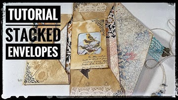 Tutorial - Stacked Envelopes - Junk Journal