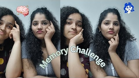 How sharp is our memory 🧠| Memory challenge