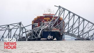 Baltimore crews recover bodies of 2 killed in bridge collapse by PBS NewsHour 69,270 views 1 day ago 2 minutes, 46 seconds