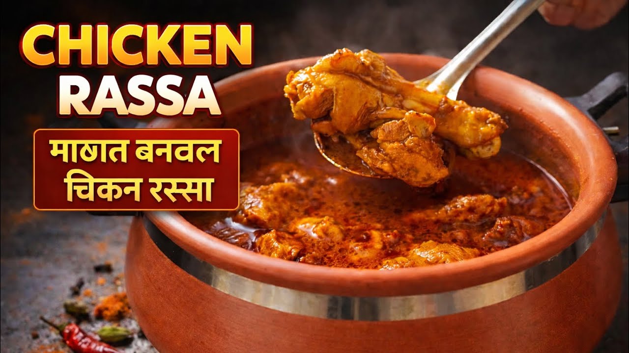 माठात बनवलेला झणझणीत चिकन रस्सा 🍗 | Traditional Matka Chicken Rassa | मातीच्या माठात चिकन रस्सा