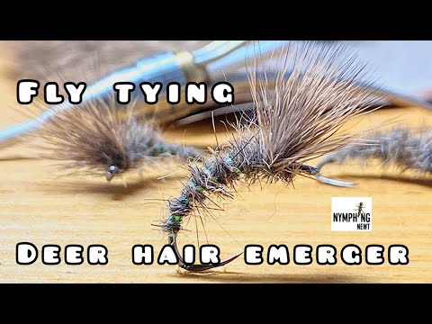 FLY TYING A DEER HAIR EMERGER (DHE) probably the best emerger pattern.