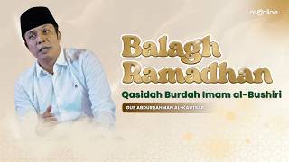 🔴[LIVE] Kitab Qasidah Burdah Imam al Bushiri - Gus Kautsar | Ngaji Ramadhan 2026 #04