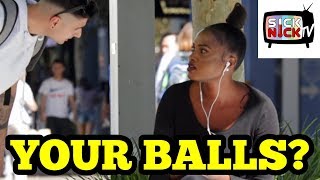 DO YOU WANNA SEE MY BALLS PRANK - WOUD YOU LIKE TO SEE MY BALLS? LOL screenshot 2