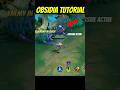 ✅ OBSIDIA TUTORIAL #moba5v5pippin #moba5v5english #mobalegends5v5 #obsidia #shorts #viral