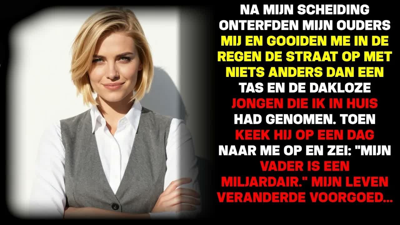Die avond, terwijl de regen op ons neerdaalde en mijn ouders de deur achter ons dichtsloegen, fluisterde Leo: "Hanna, mijn vader is een miljardair." Ik had net alles verloren: mijn huwelijk, mijn...