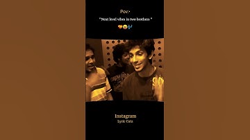Thumbnail of Two brothers next level vibes 🎶 #hiphop #anirudh #hiphopmusic #shorts