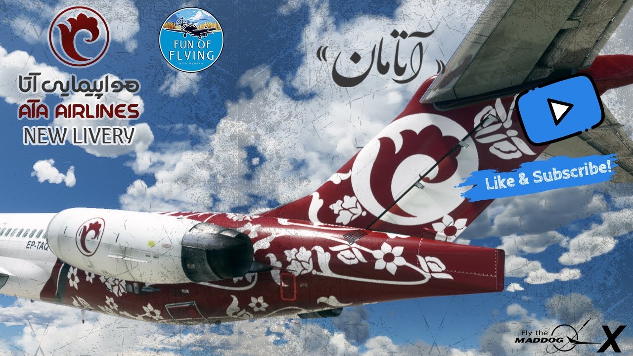 ATA AIRLINES LIVERY for the Leonardo Fly the Maddog X (EP-TAQ)