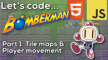 How to code a Bomberman game | JavaScript, Canvas | Tilemap and player movement/collision (Part 1)