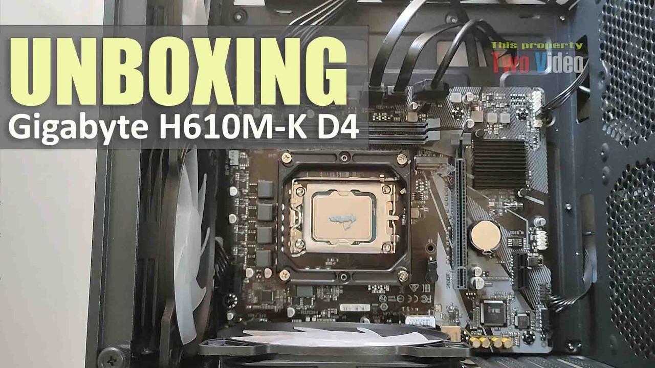 Gigabyte H610M-K DDR4 With Core i5 12400F - YouTube