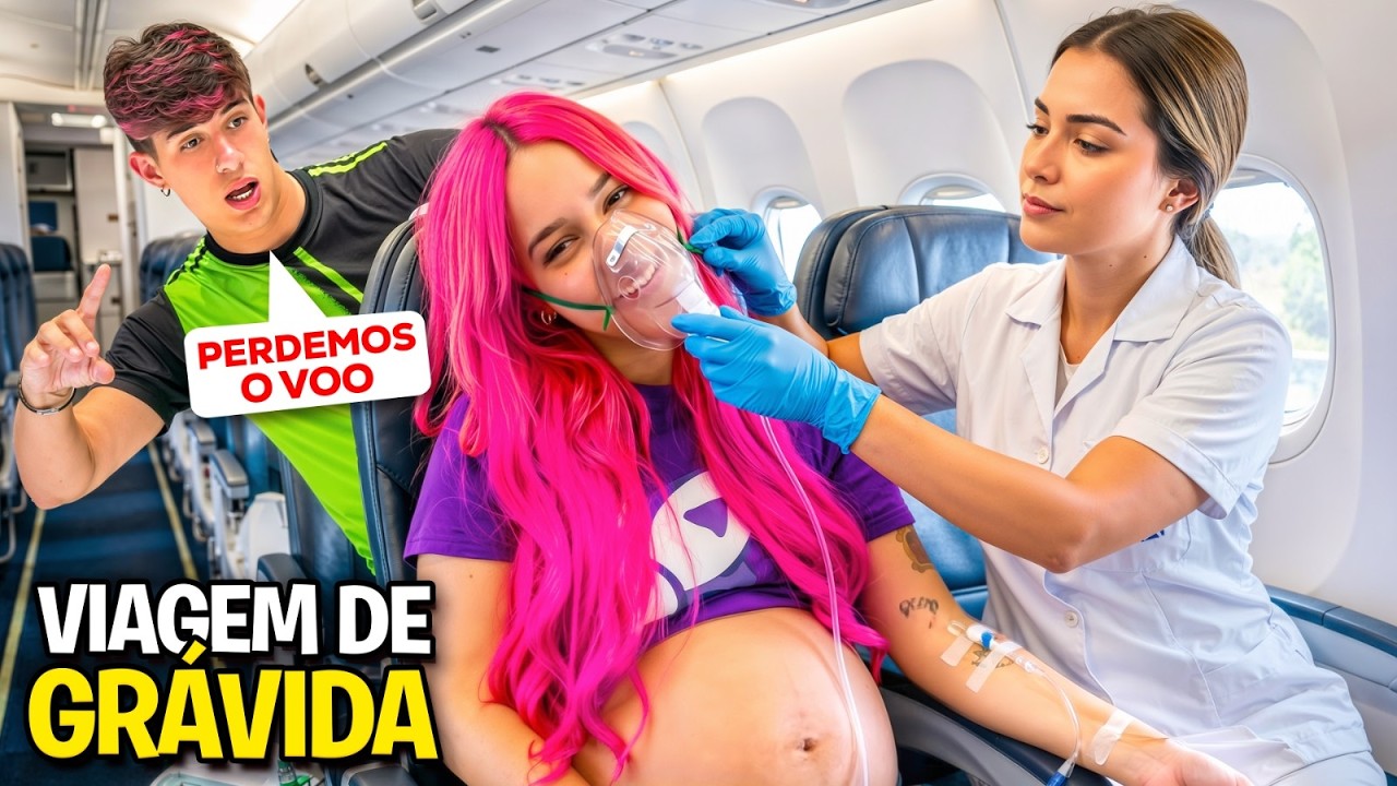 ROTINA DE VIAGEM DE GRAVIDA *mostrei tudo