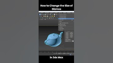 How to Change the Size of Gizmos in 3ds Max