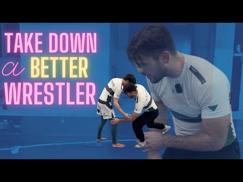 How to Takedown a BETTER Wrestler - Important Concept for Standing Position in Jiu Jitsu