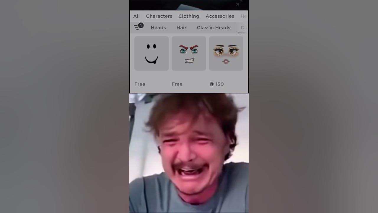 classic faces😔 #roblox #sad