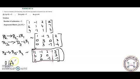 Class 12 | Maths | Chapter-1 |Appl of Matrices & Determinants | Exercise 1.6 Q.No:1(i) Solution
