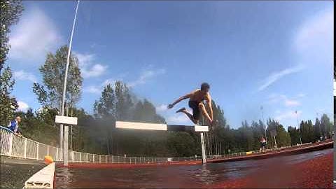 Epic athletics steeplechase fail