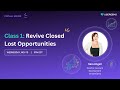 UserGems Classroom: #1 Revive Closed Lost Opportunities
