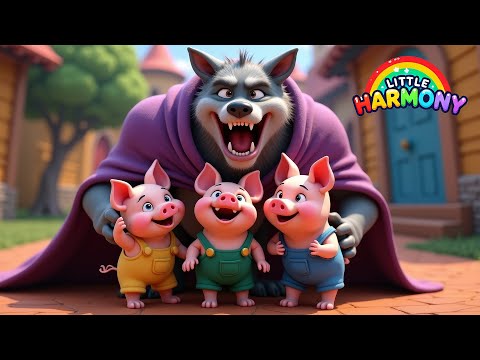 Learning <strong>Number</strong> The Three Little Pigs <strong>Song</strong> 아기돼지삼형제  +  Nursery Rhymes &amp;amp; Kids Songs -  Little Harmony
