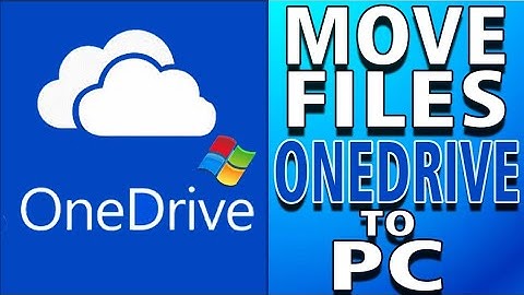 How To Move Files From OneDrive To PC (How To Transfer Files From OneDrive To PC)