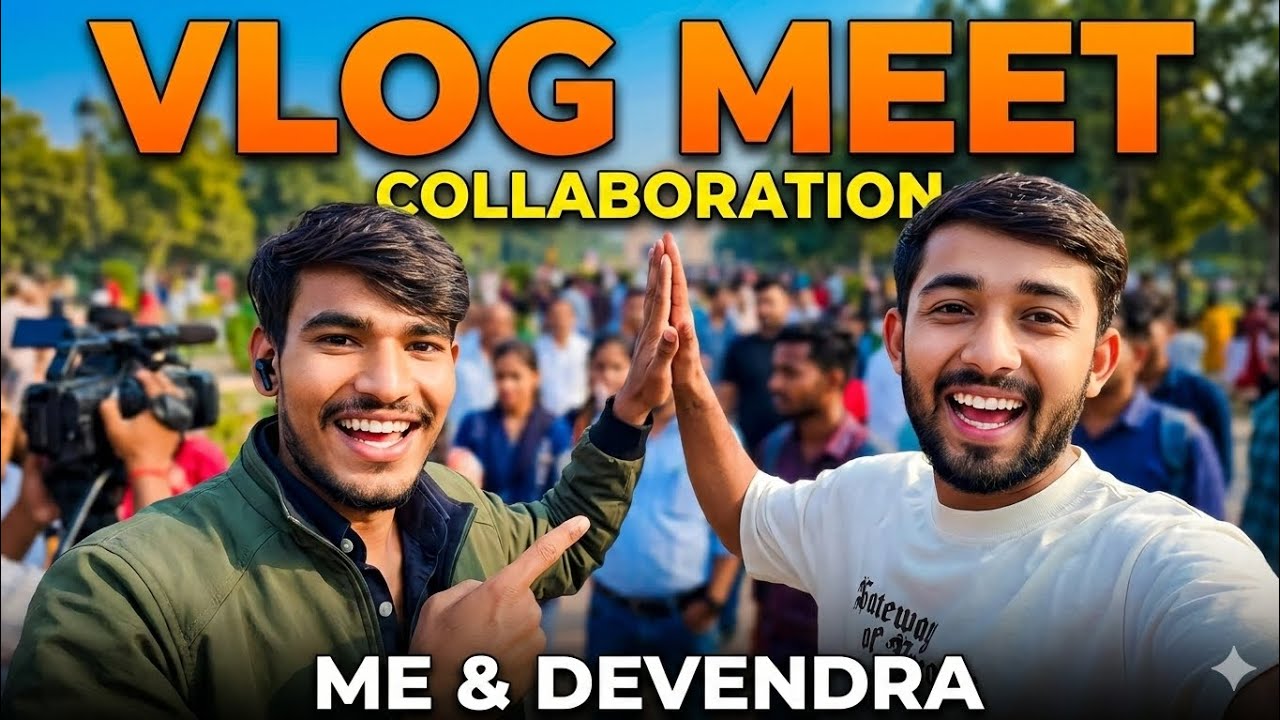 Devendra Der Finally Met Devendra! Huge Collaboration Vlog Meeting Devendra for the ...