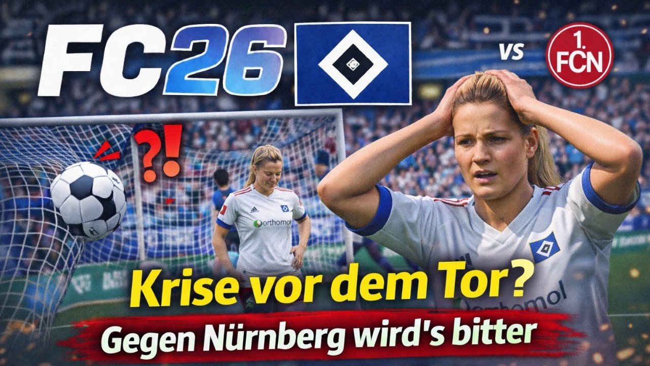 Krise vor dem Tor? Gegen Nürnberg wird’s bitter | HSV Frauen FC 26 – Part 5