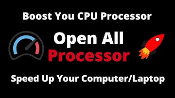 How to Enable All Cores Windows 10 / How to Speed Up Windows 10 / Activate All Processor 2020