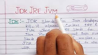 002 JDK JRE and JVM in Java Hindi Learn Coding
