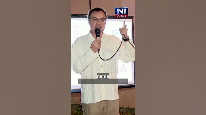Jovo Bakić na skupu zbora građana Krnjače.