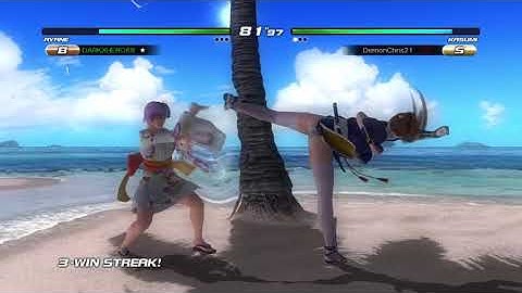 DOA5LR LOBBY FUN MATCH AYANE (DXH88) VS (DemonChris21) KASUMI