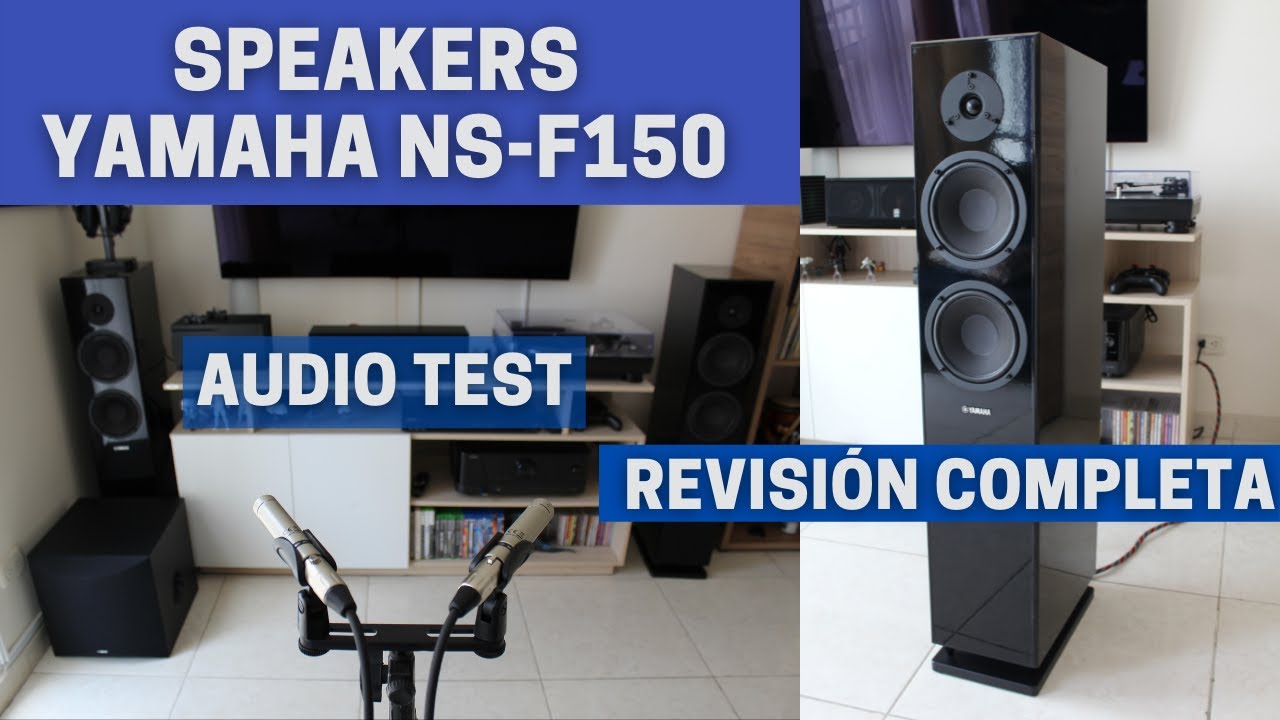 Parlantes Yamaha NS-F150. Revisión y prueba de sonido 