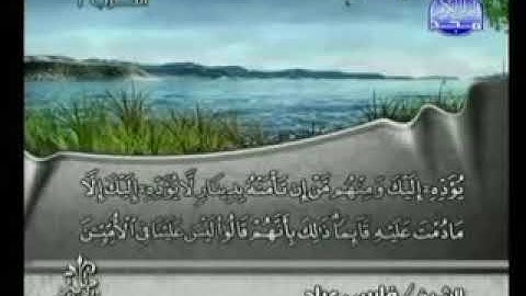 وَمِنْ أَهْلِ الْكِتَابِ مَنْ إِن تَأْمَنْهُ بِقِنطَارٍ (الجزء الثالث الربع الثامن) سورة آل عمران