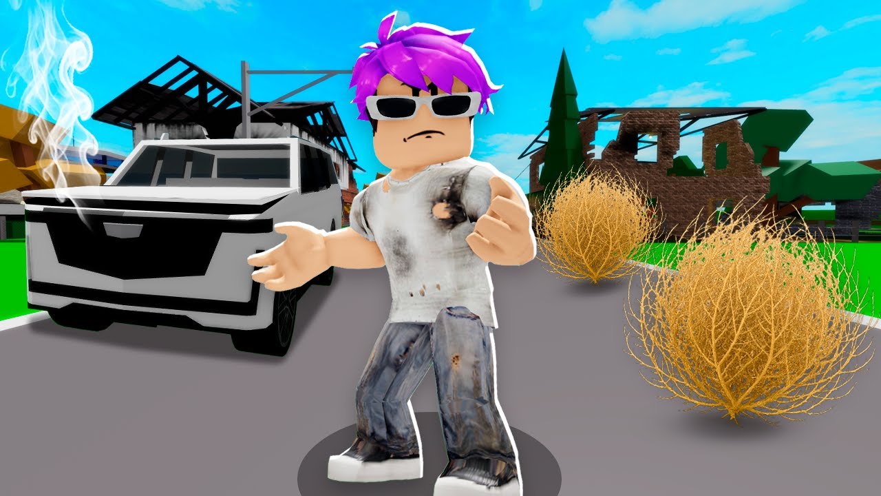 I GOT TRAPPED in AN ABANDONED CITY.. (Brookhaven)